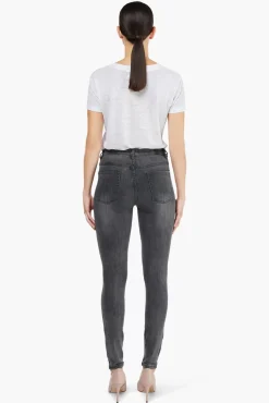 JANICE Denim^Grijze High Waist Skinny Jeans Rocket Grey 007