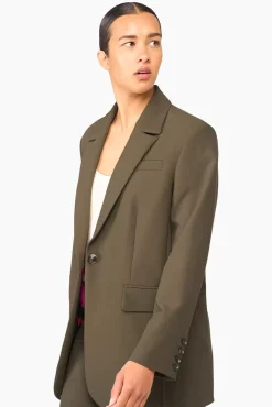 JANICE Pakken^Groen Oversized Dames Pak