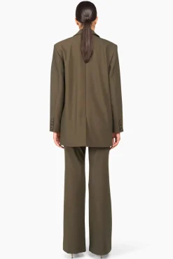 JANICE Pakken^Groen Oversized Dames Pak