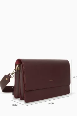 JANICE Tassen^Handtas Dames Leer Rocco Burgundy