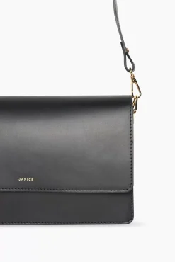 JANICE Tassen^Handtas Dames Leer Rocco Zwart