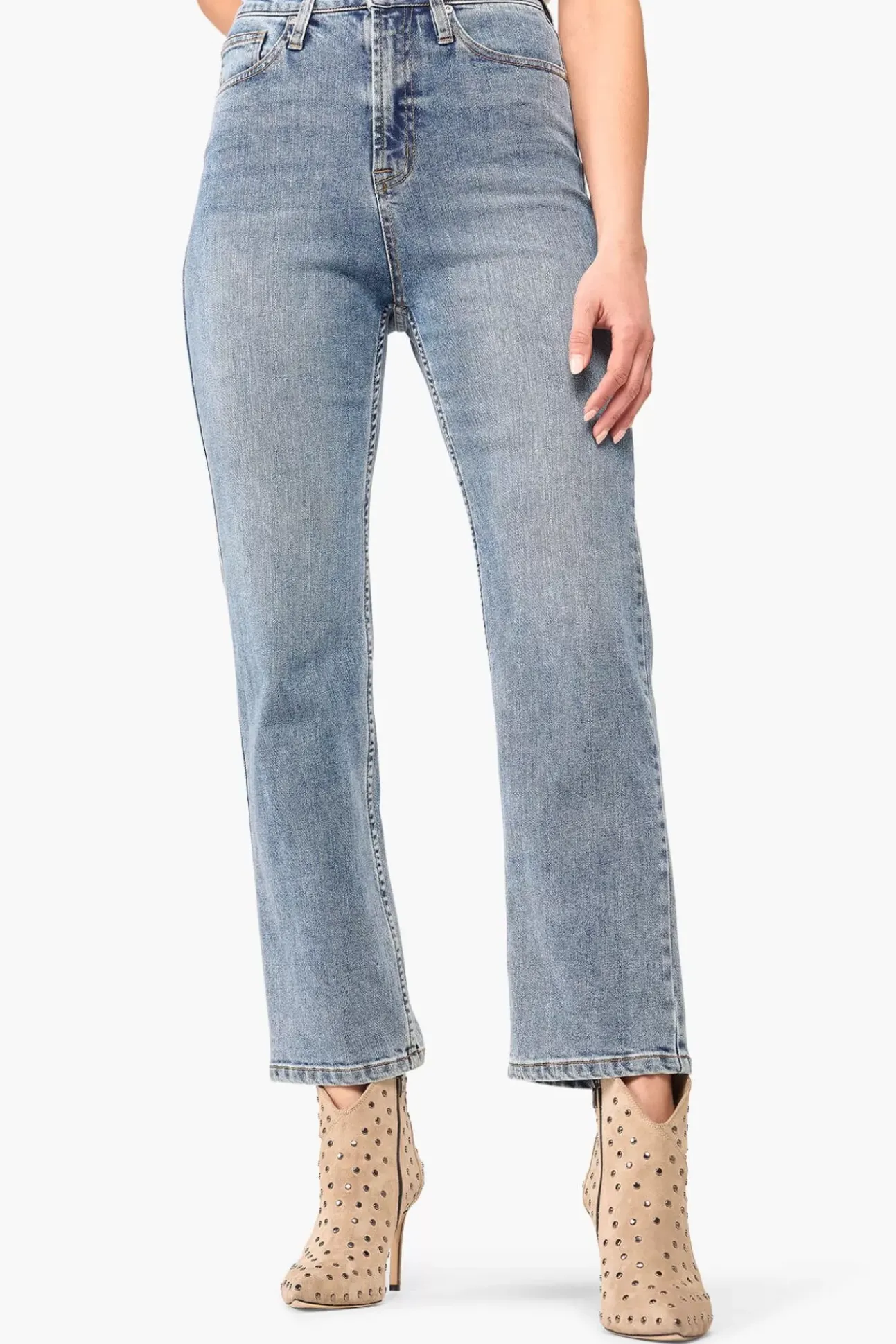 JANICE Denim^High Rise Boyfriend Jeans Morgan Blue 395
