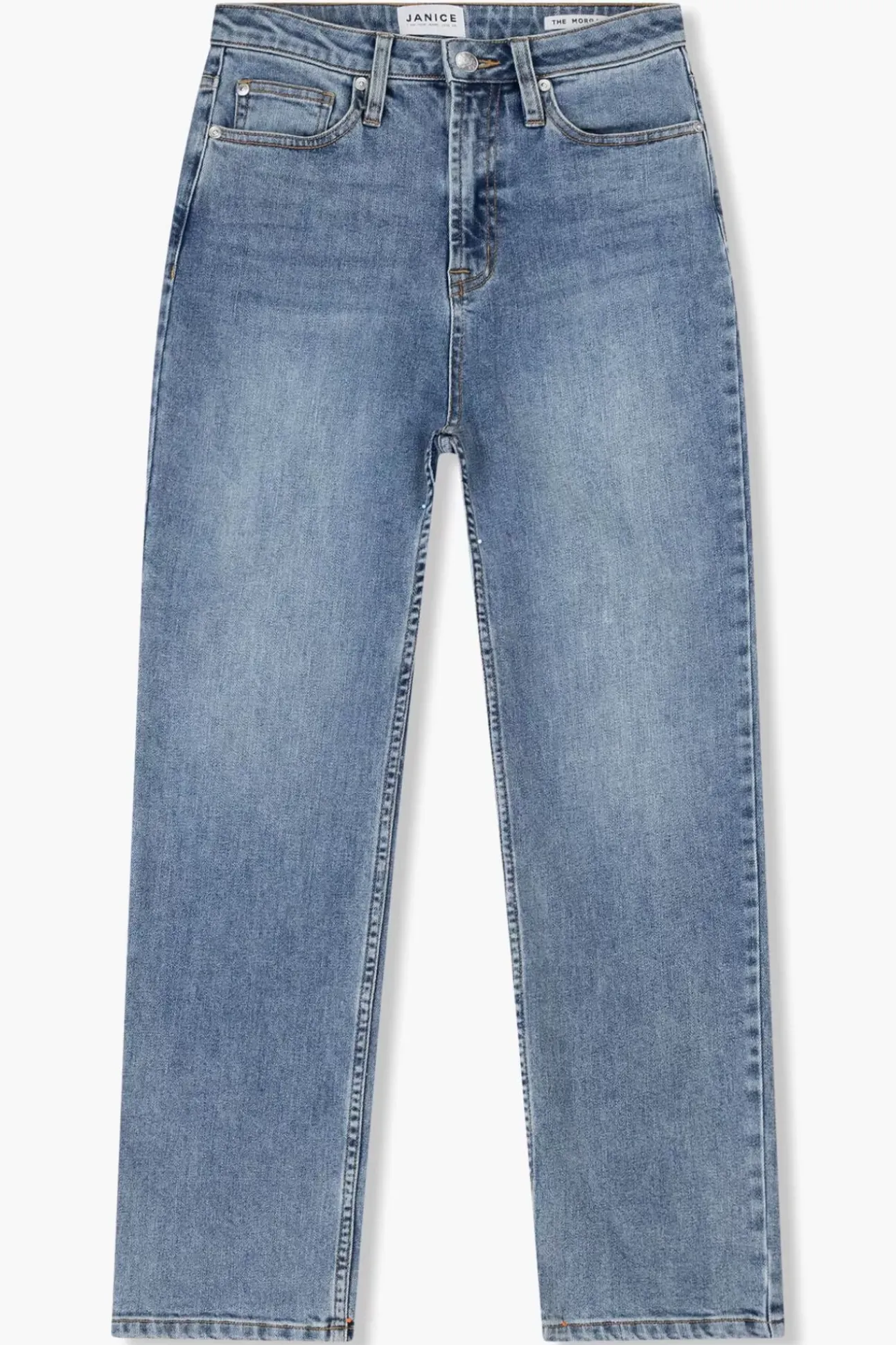 JANICE Denim^High Rise Boyfriend Jeans Morgan Blue 395
