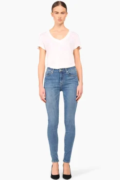 JANICE Denim^High Rise Skinny Jeans Dames Rocket Blue 405