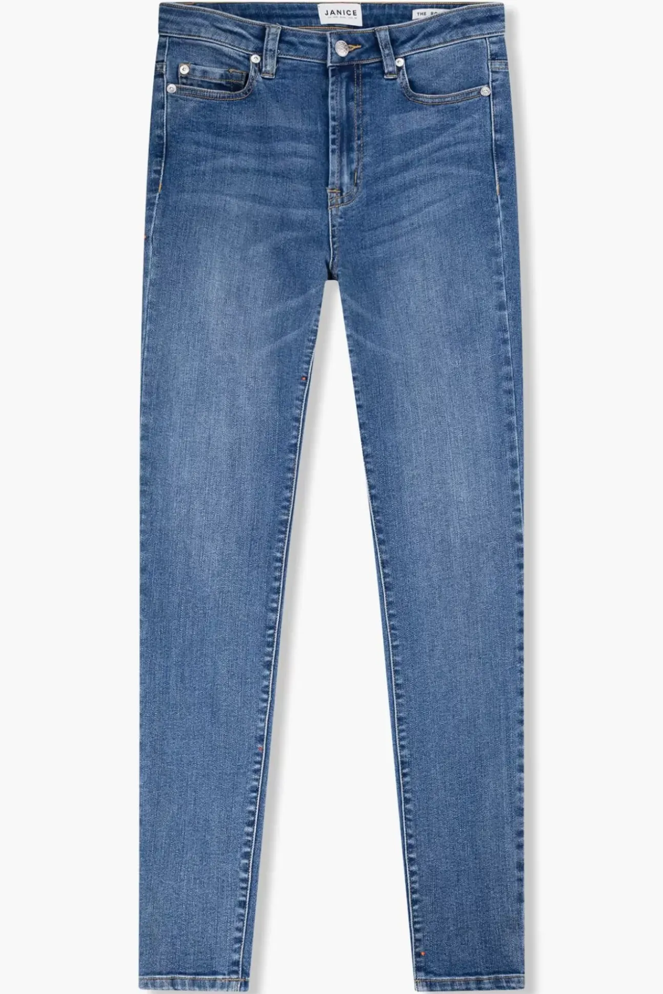 JANICE Denim^High Rise Skinny Jeans Dames Rocket Blue 405