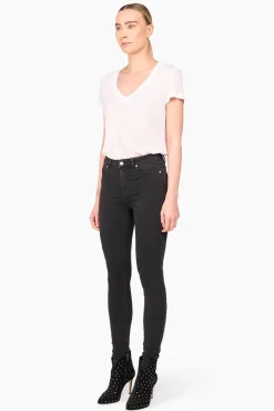 JANICE Denim^High Rise Skinny Jeans Rocket Black 410