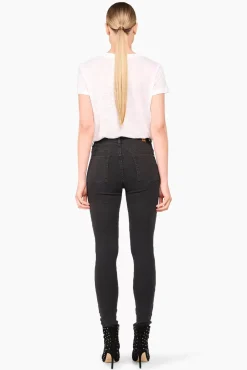 JANICE Denim^High Rise Skinny Jeans Rocket Black 410