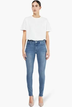 JANICE Denim^High Waist Skinny Jeans Rocket Dark Denim 009