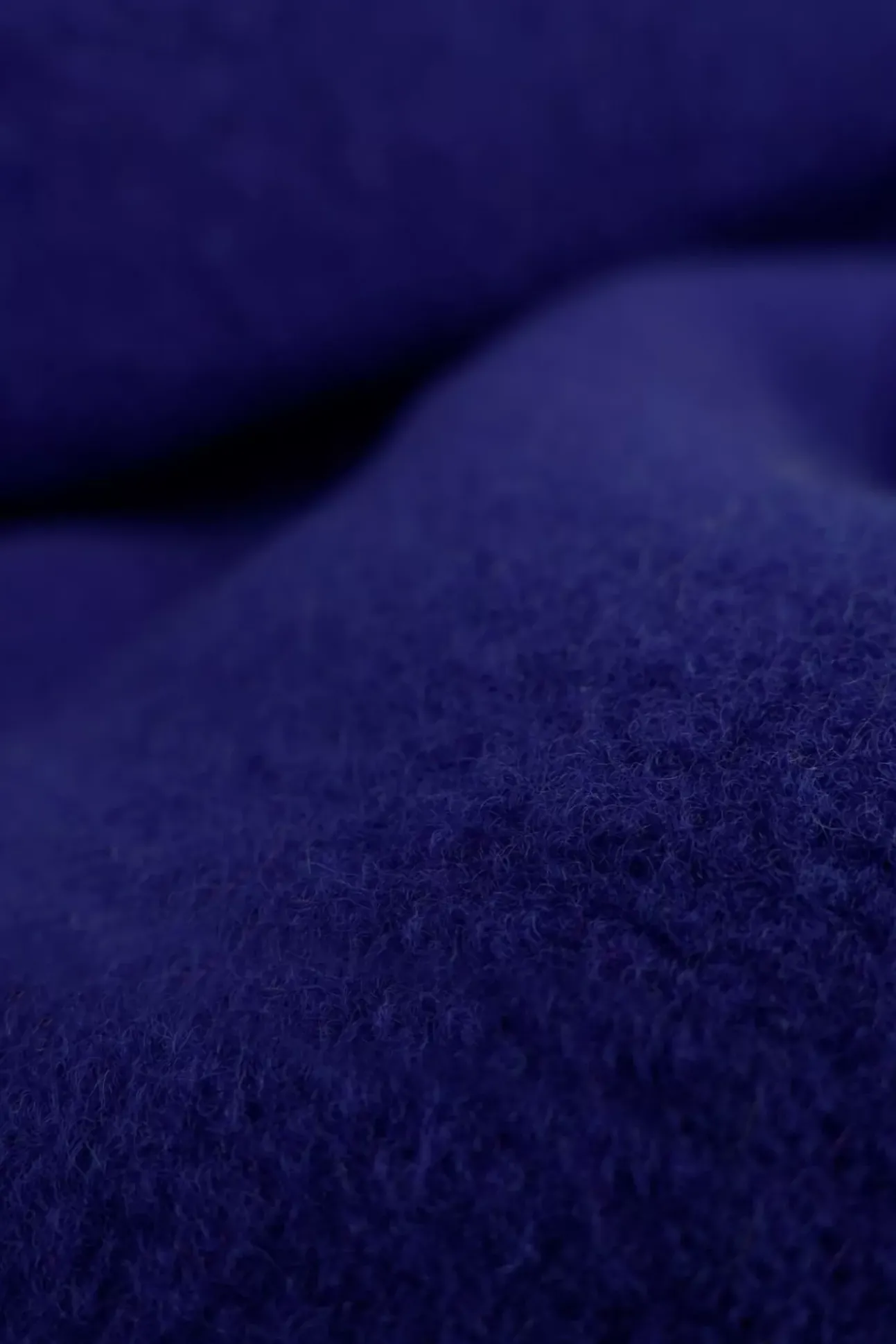 JANICE Jassen^Jas Dames Wol Bob Blauw