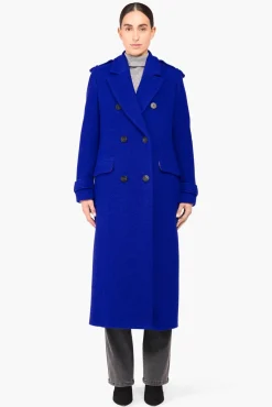 JANICE Jassen^Jas Dames Wol Lennon Blauw