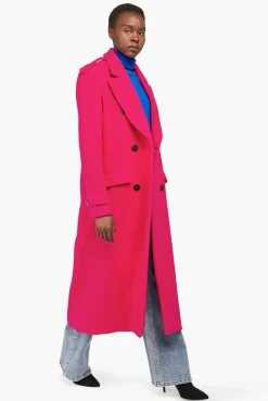 JANICE Jassen^Jas Dames Wol Lennon Roze