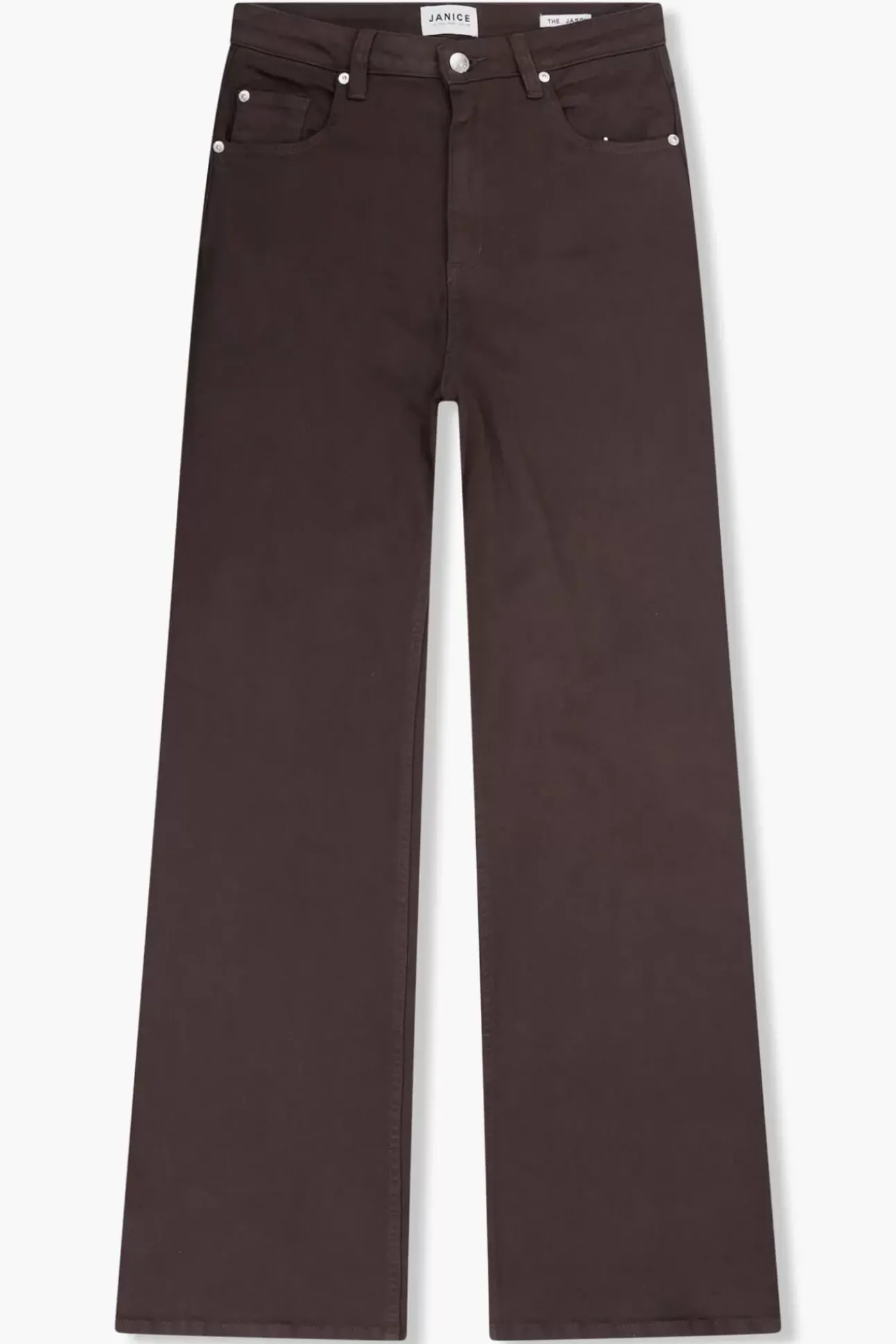 JANICE Denim^Jeans Dames Wijde Pijp Jason Bruin