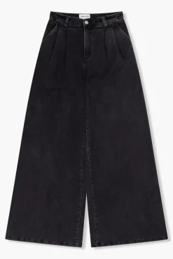 JANICE Denim^Jeans Wijde Pijp Dames Dollar Zwart 410