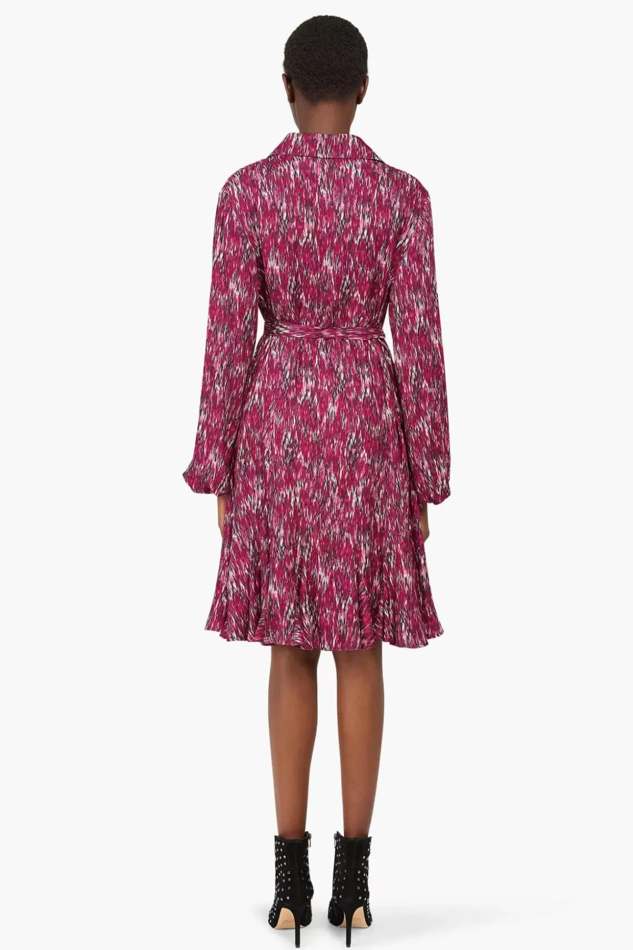 JANICE Jurken^Jurk Print Alex Burgundy
