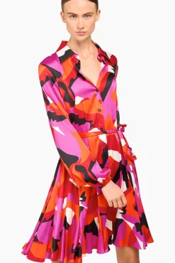 JANICE Jurken^Jurk Print Viscose Alex Multi