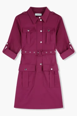 JANICE Jurken^Jurk Riem Chicago Burgundy