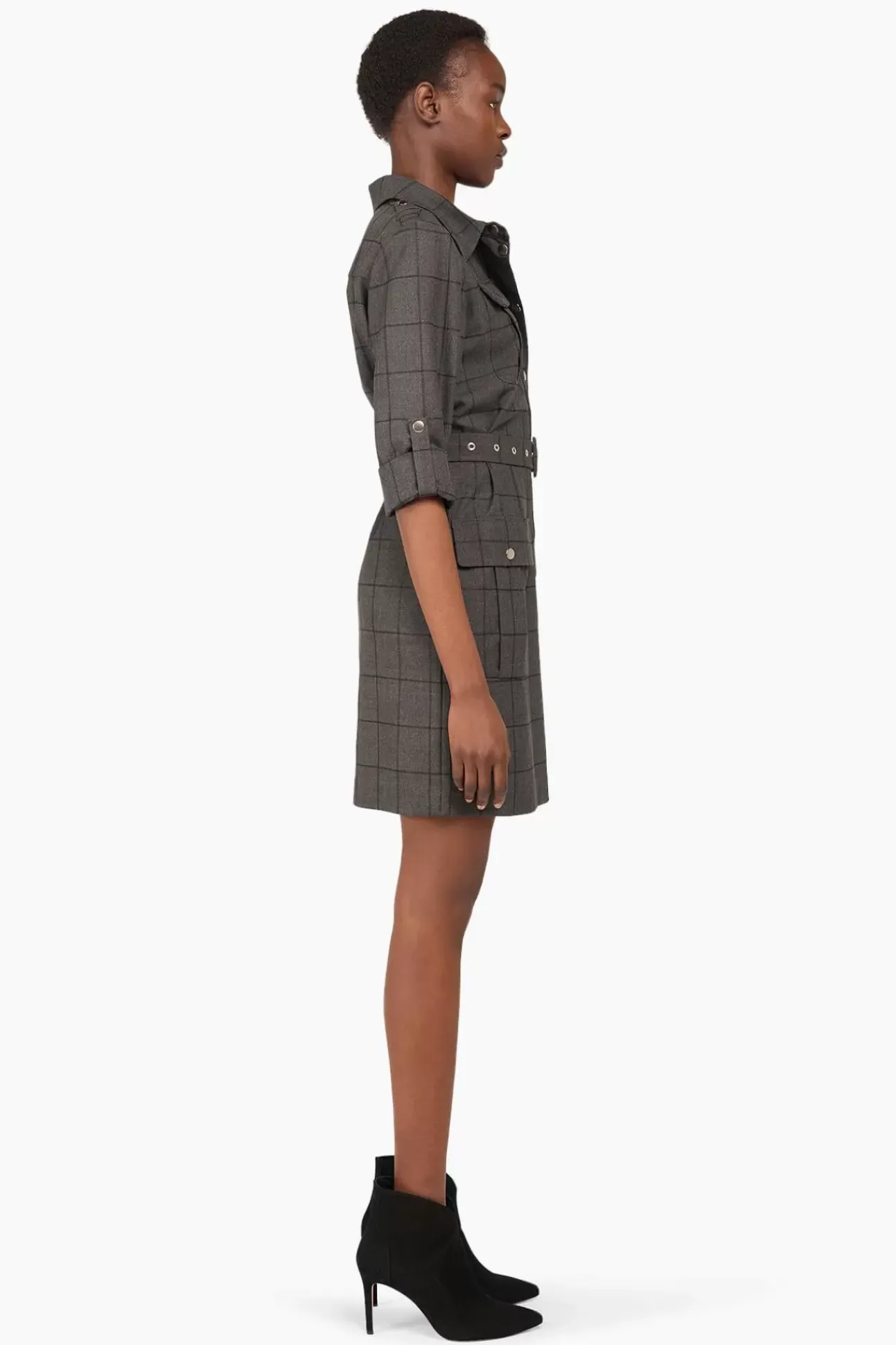 JANICE Jurken^Jurk Riem Chicago Ruit