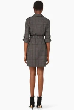 JANICE Jurken^Jurk Riem Chicago Ruit