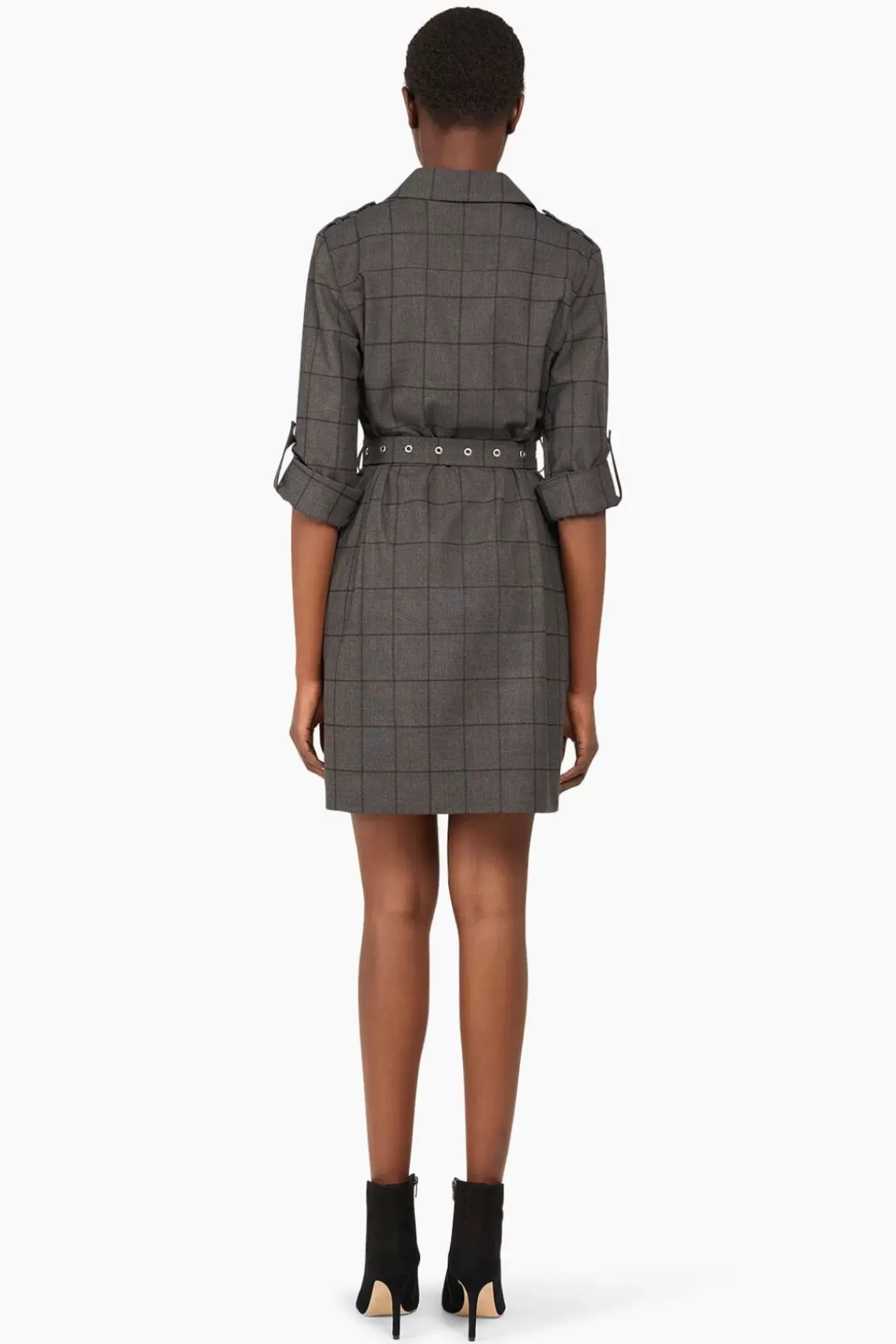 JANICE Jurken^Jurk Riem Chicago Ruit
