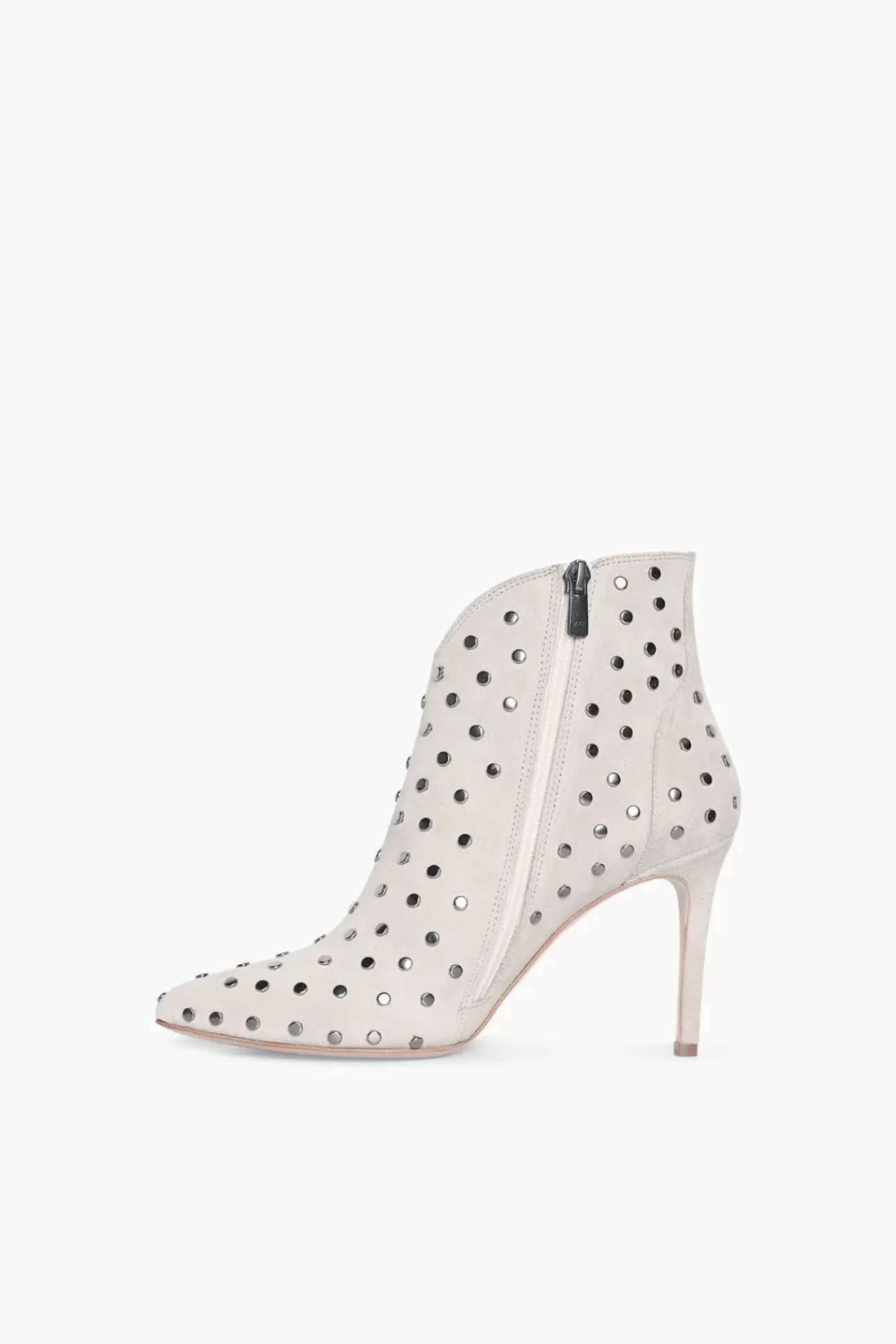 JANICE Laarsjes^Laarsjes Dames Studs Suede Stewart Nude