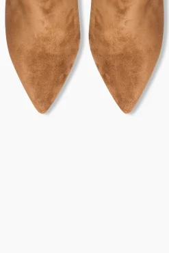 JANICE Laarsjes^Laarsjes Dames Suede Stewart Cognac