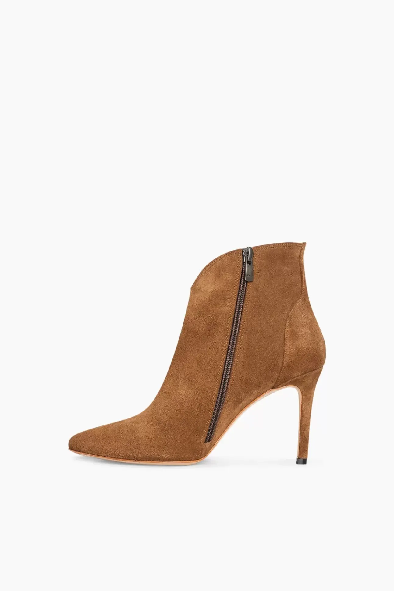 JANICE Laarsjes^Laarsjes Dames Suede Stewart Cognac