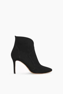 JANICE Laarsjes^Laarsjes Dames Suede Stewart Zwart