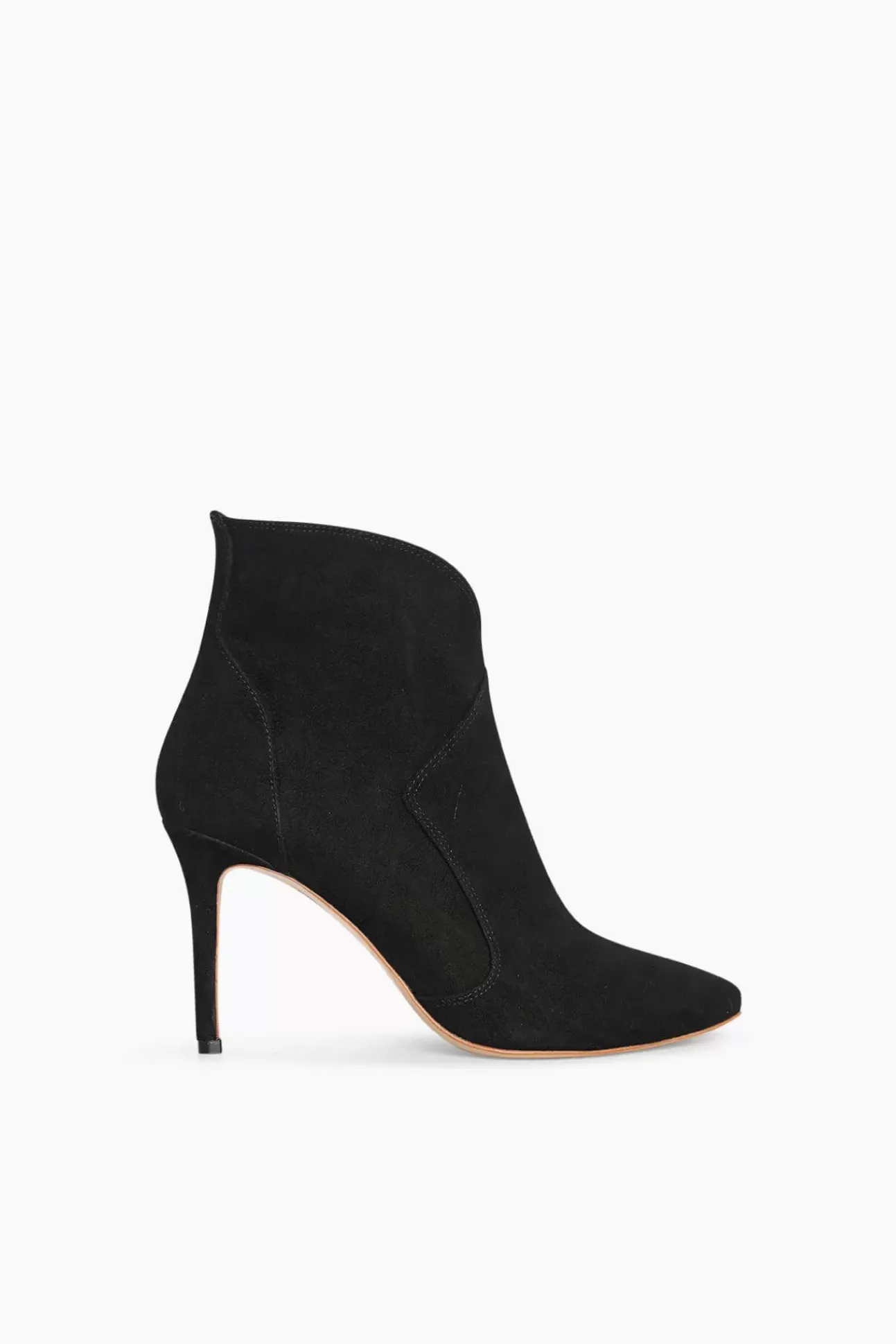 JANICE Laarsjes^Laarsjes Dames Suede Stewart Zwart