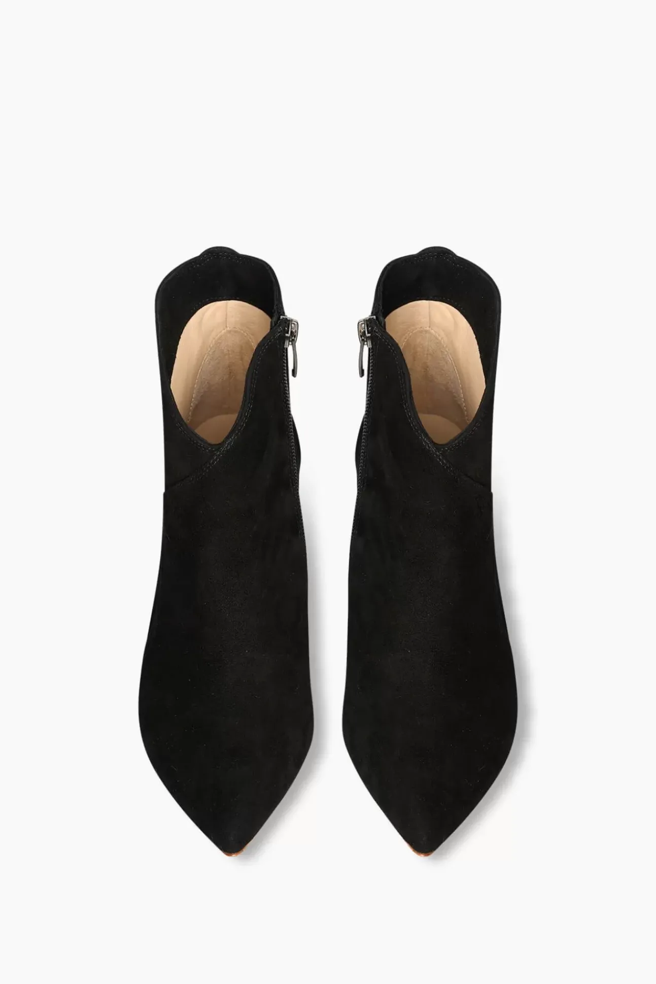 JANICE Laarsjes^Laarsjes Dames Suede Stewart Zwart