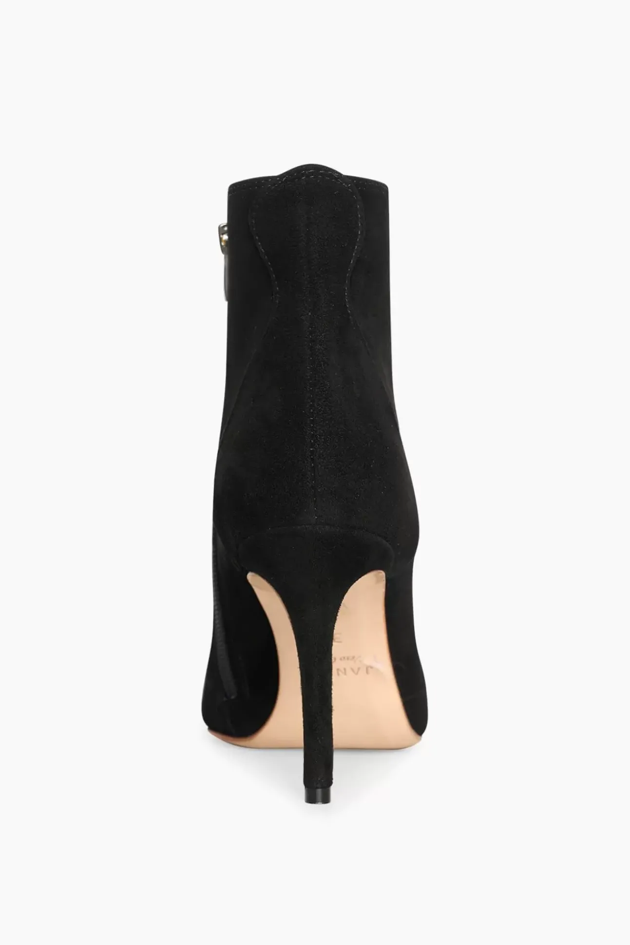 JANICE Laarsjes^Laarsjes Dames Suede Stewart Zwart