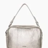 JANICE Tassen^Leren Crossbody Dames Bruce Gun Metal