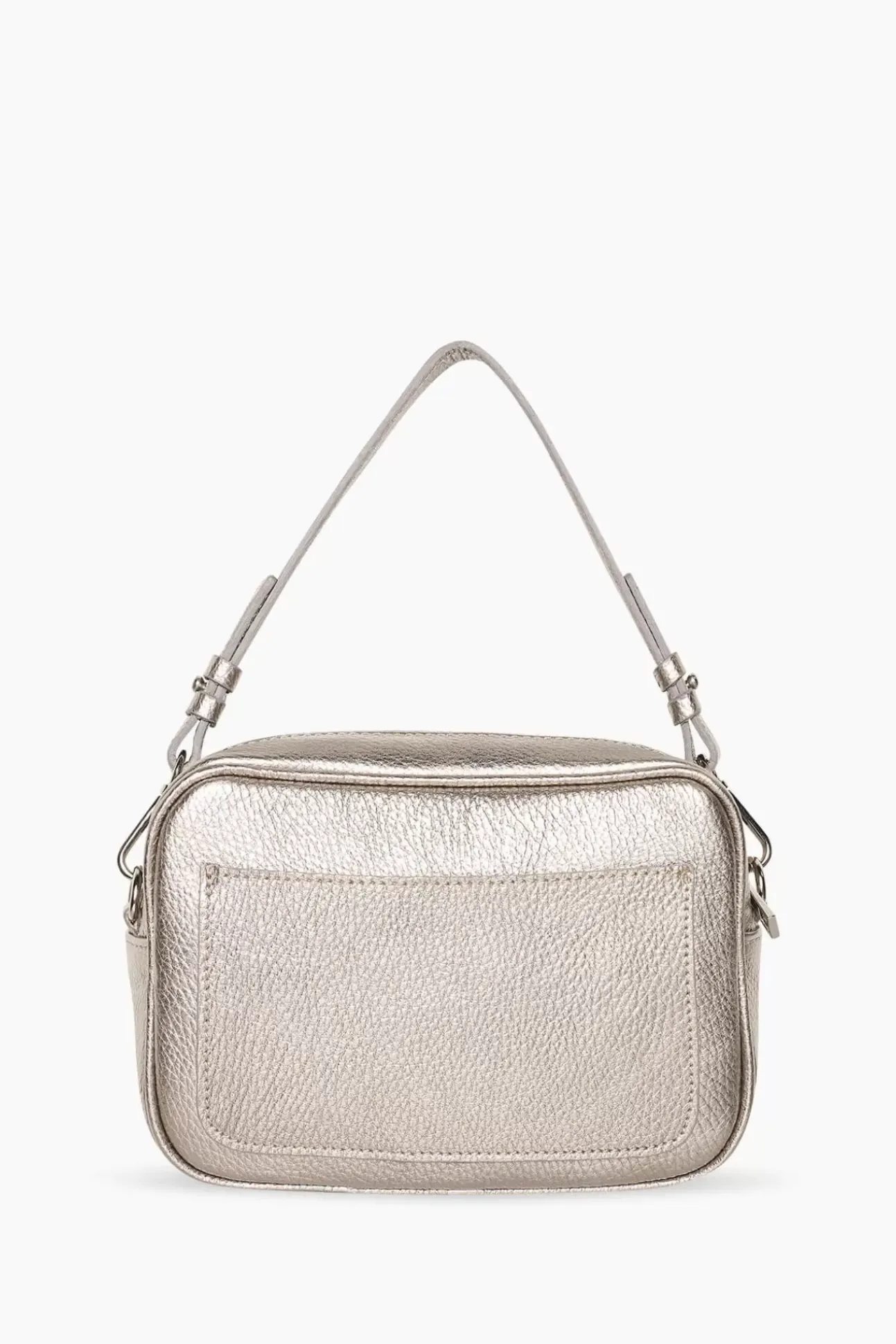 JANICE Tassen^Leren Crossbody Dames Bruce Gun Metal