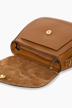 JANICE Tassen^Leren Crossbody Dames Nixon Cognac