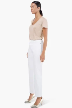 JANICE T-Shirts^Linnen T-Shirt Dames Lee Beige