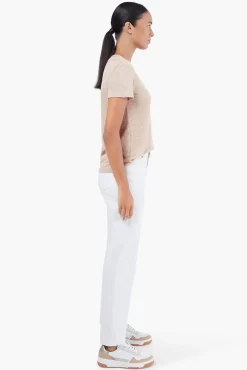 JANICE T-Shirts^Linnen T-Shirt Dames Lee Beige