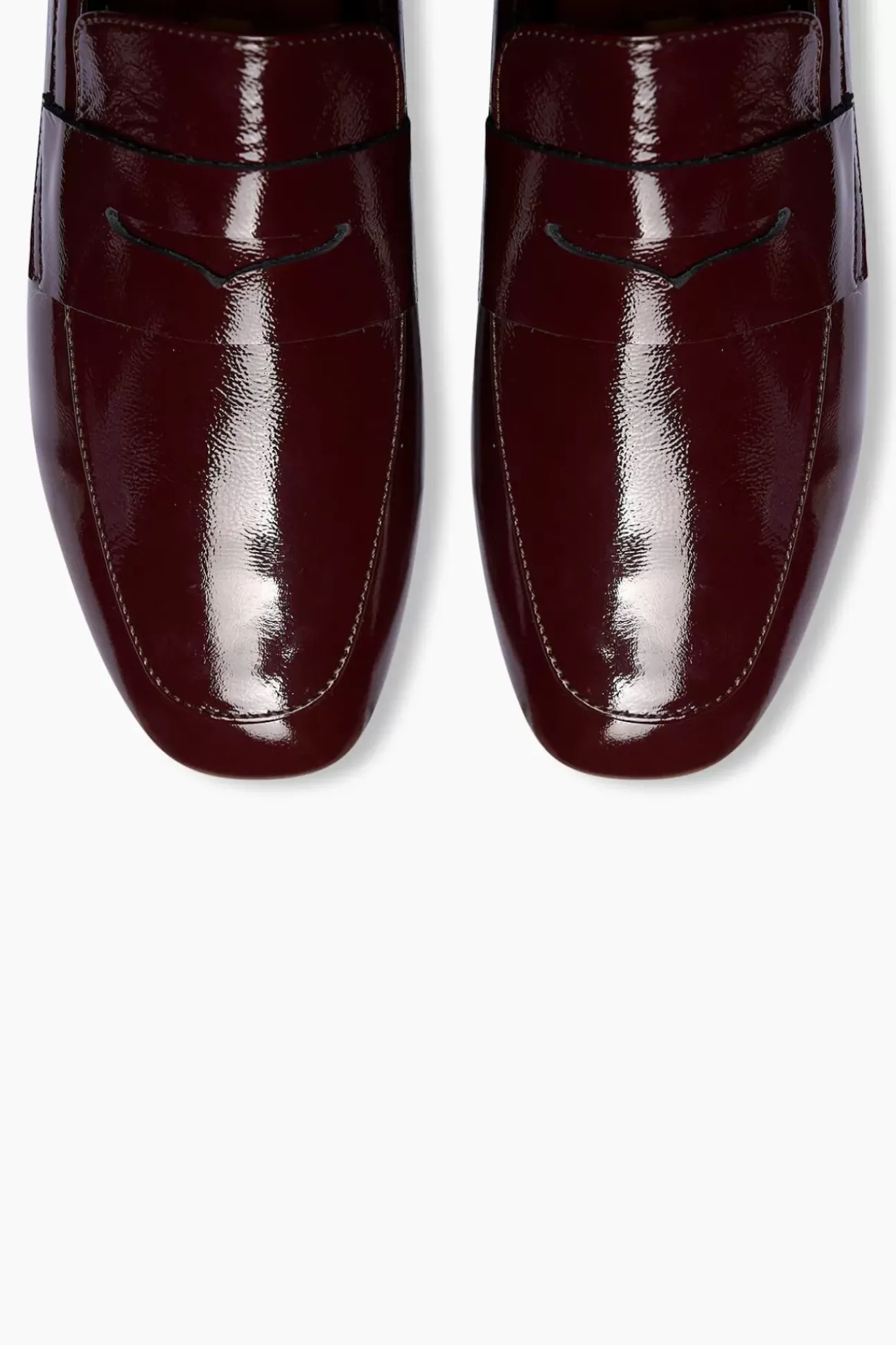 JANICE Loafers^Loafer Dames Leer Burt Burgundy