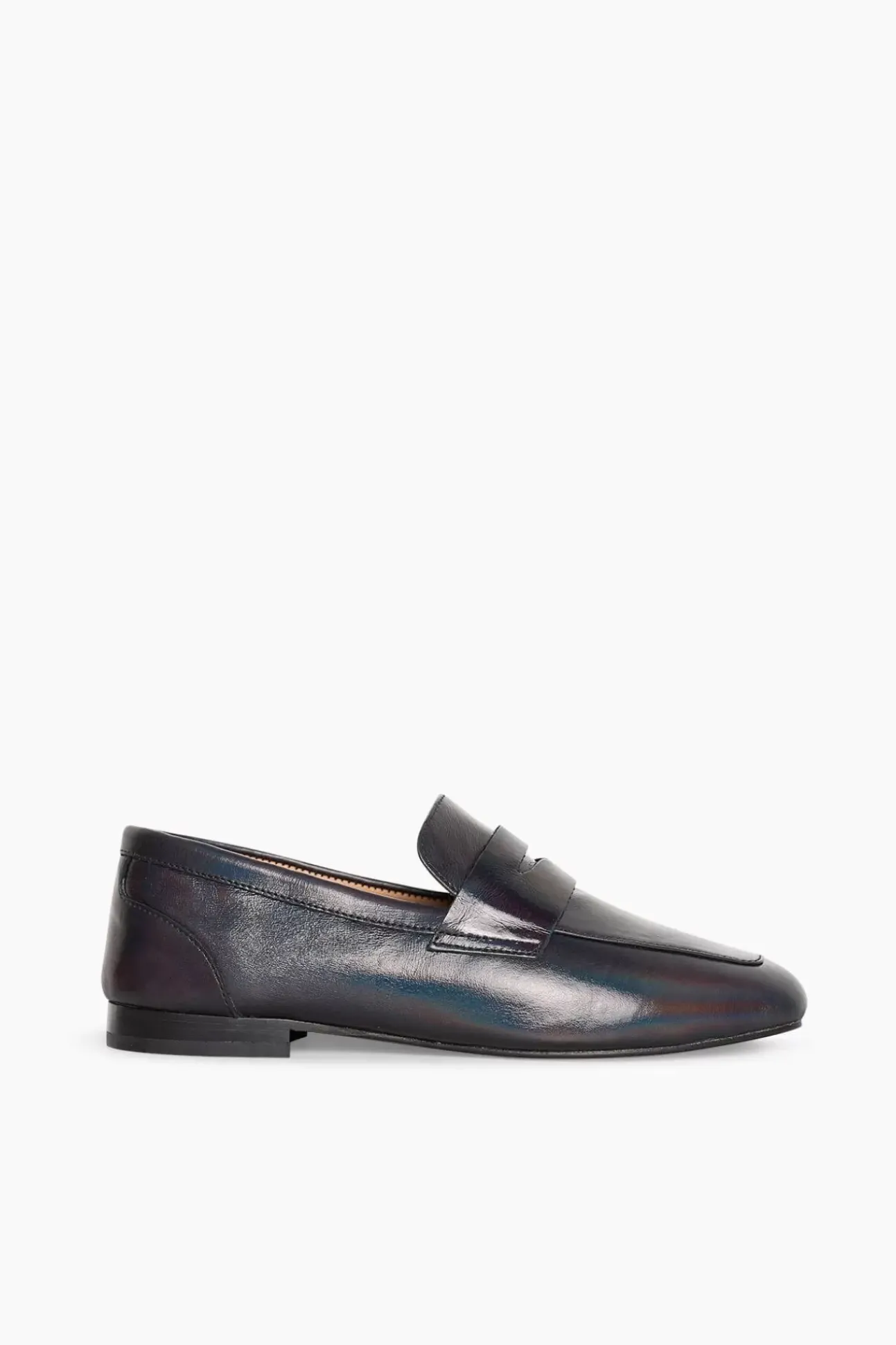 JANICE Loafers^Loafer Dames Zwart Leer Lak Burt