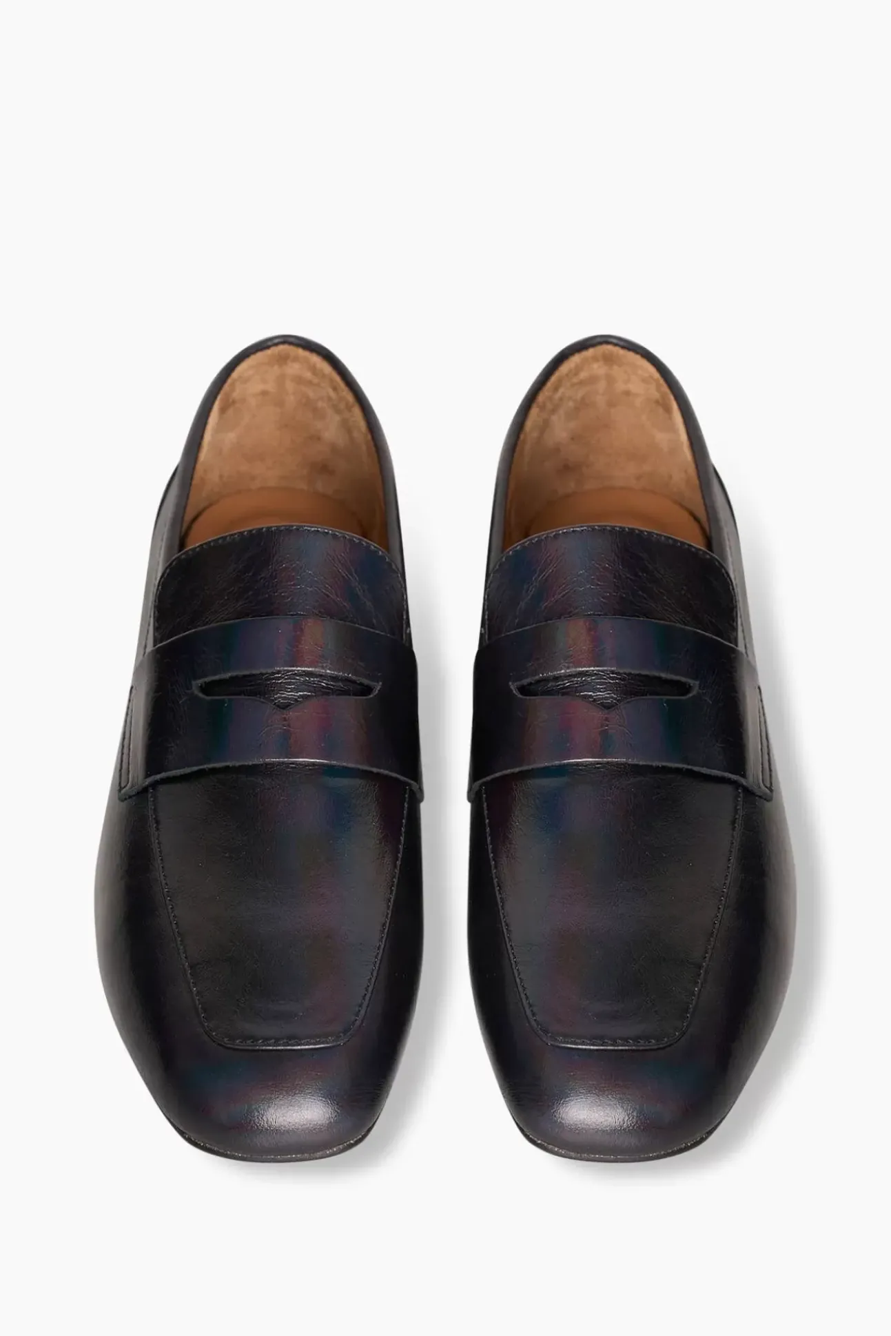 JANICE Loafers^Loafer Dames Zwart Leer Lak Burt