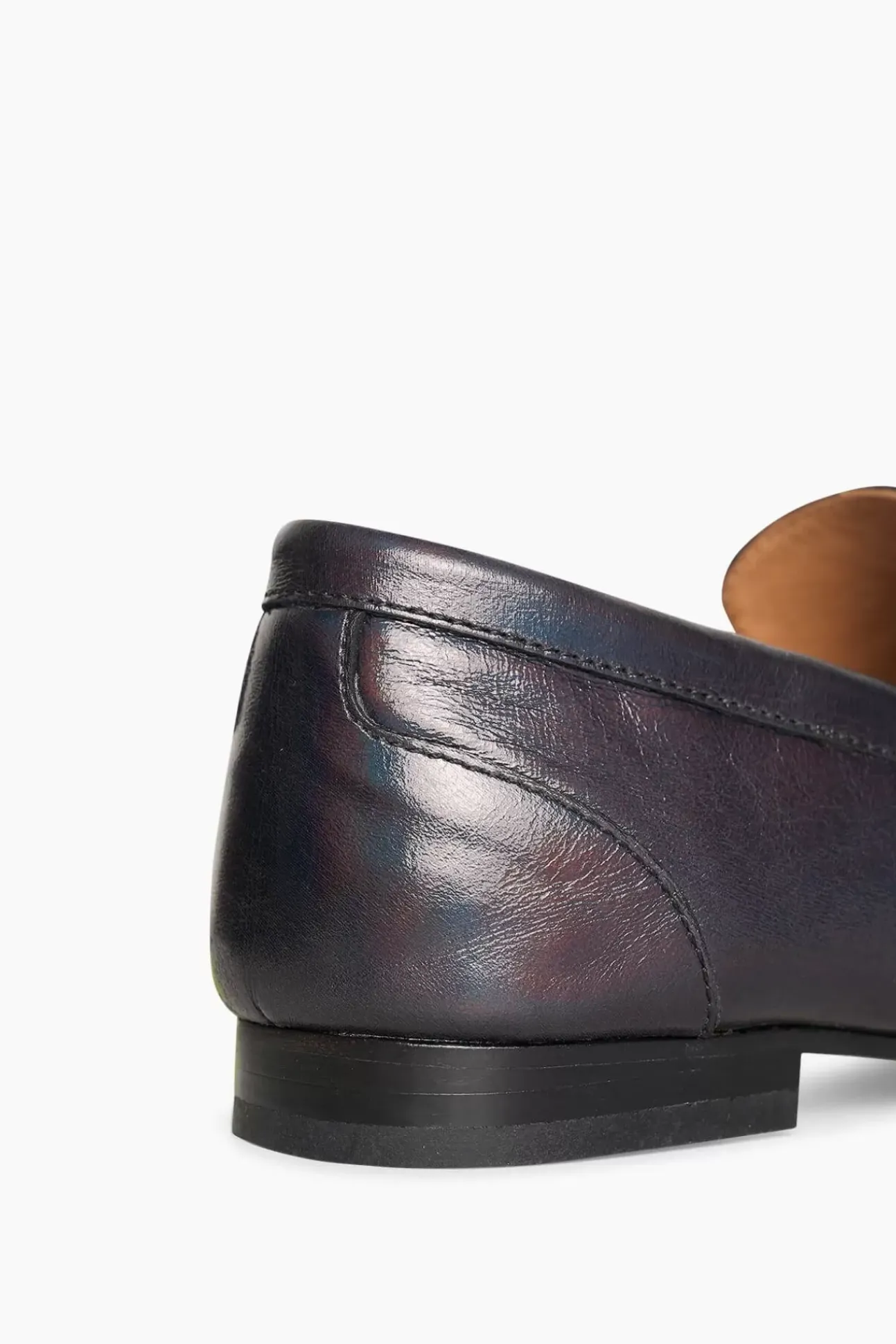 JANICE Loafers^Loafer Dames Zwart Leer Lak Burt