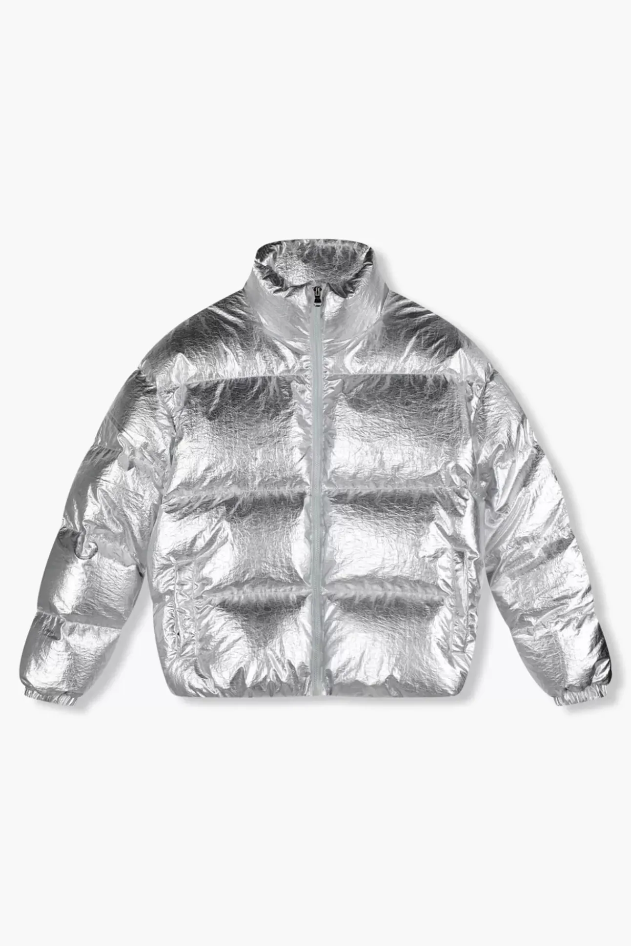 JANICE Jassen^Puffer Jas Dames Jax Silver