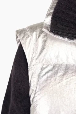 JANICE Jassen^Puffer Vest Dames Byron Silver