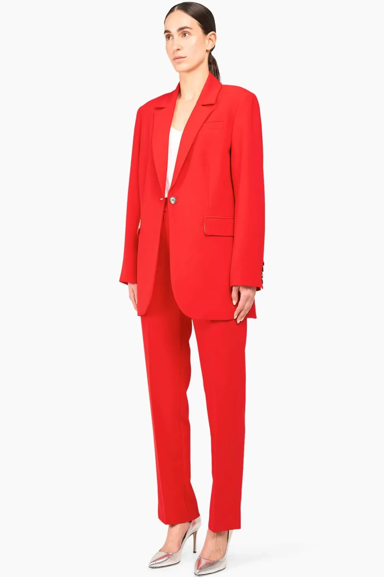 JANICE Pakken^Rood Oversized Dames Pak
