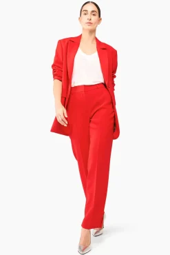 JANICE Pakken^Rood Oversized Dames Pak