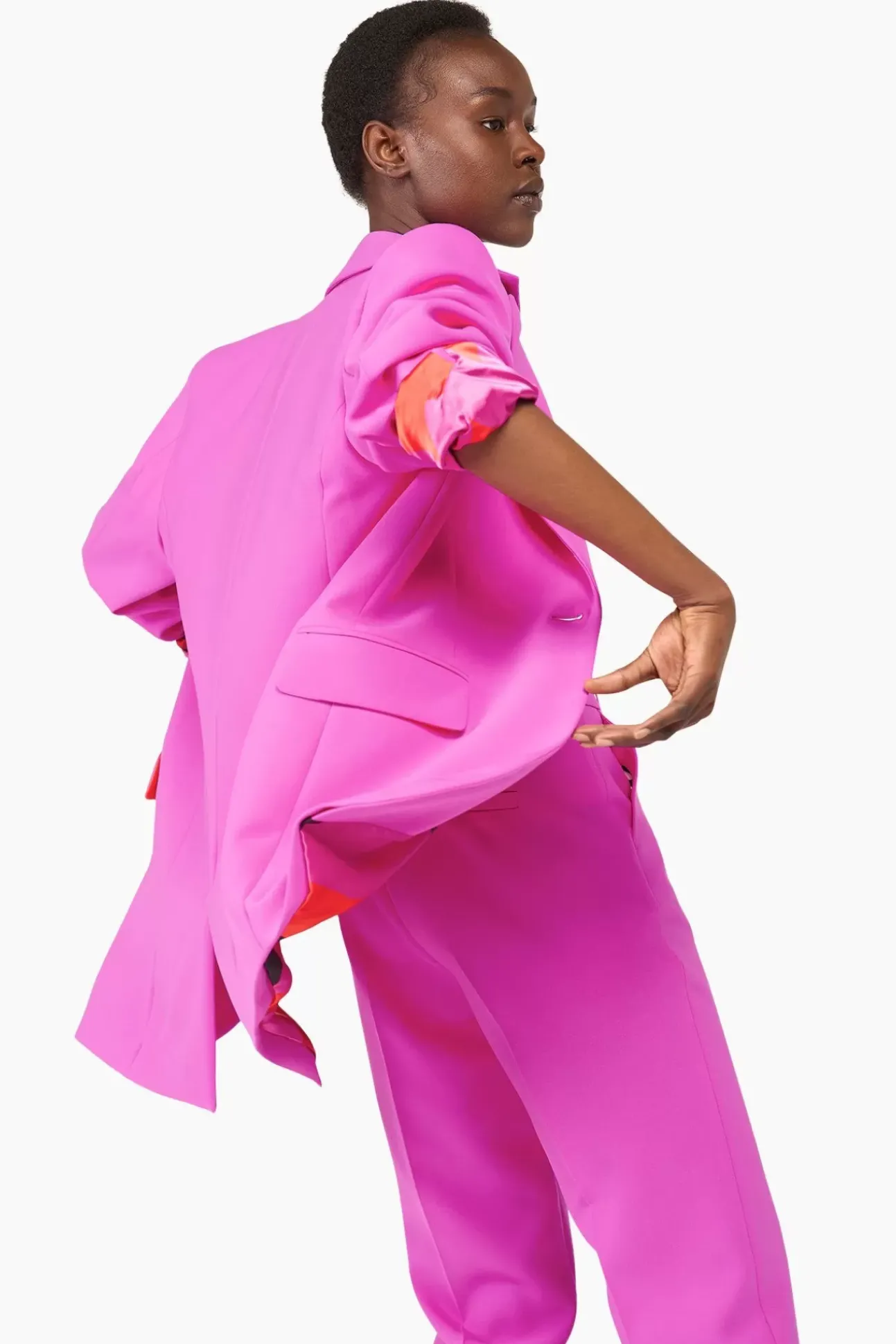 JANICE Pakken^Roze Oversized Dames Pak