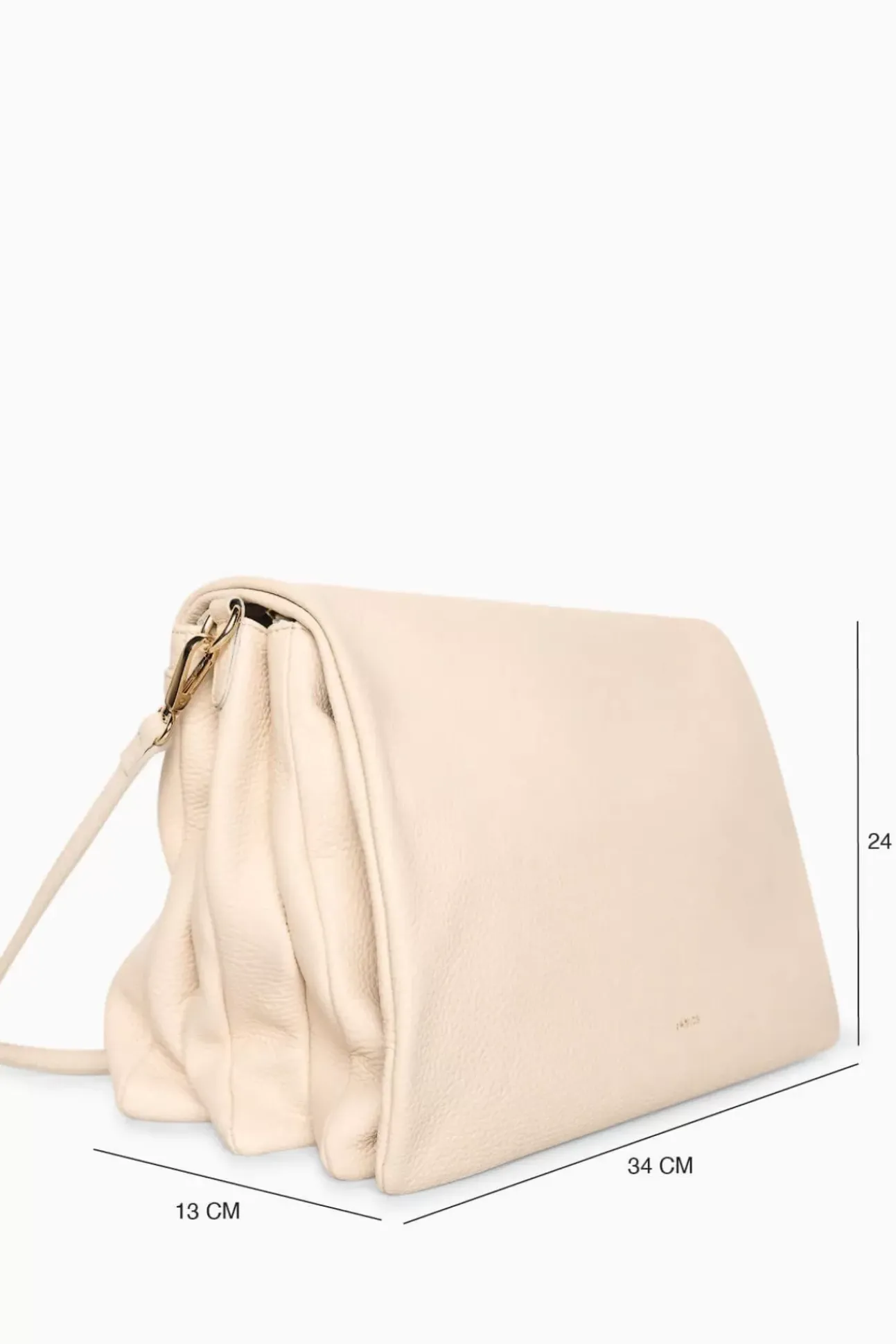 JANICE Tassen^Schoudertas Leer Carter Off White