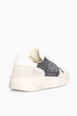 JANICE Sneakers^Sneakers Dames Duncan Grey Gun Metal Glitters