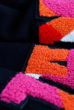JANICE Sweaters & Truien^Sweater Dames Andy Logo Zwart
