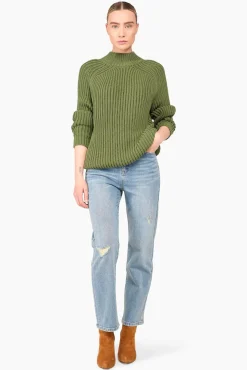 JANICE Sweaters & Truien^Trui Dames Katoen Jenz Groen