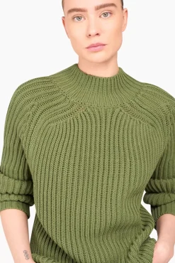JANICE Sweaters & Truien^Trui Dames Katoen Jenz Groen