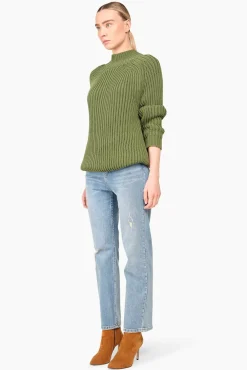 JANICE Sweaters & Truien^Trui Dames Katoen Jenz Groen